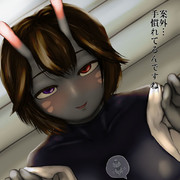 ふとももでマック君の胴体を締め上げてそうなモヨモヨ