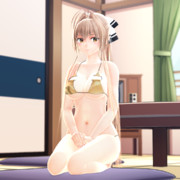 【MMD】久々のビキニ正座