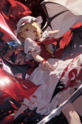 東方project 東方 フランドールスカーレット AIart AIイラスト AI AIlust