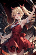 東方project 東方 フランドールスカーレット AIart AIイラスト AI AIlust