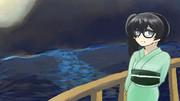 夜の海と浴衣と千冬ちゃん
