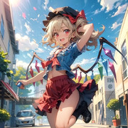 東方project 東方 フランドールスカーレット AIart AIイラスト AI AIlust