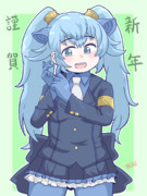 あけおめイラスト