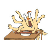 うどんをうつジャングルポケット