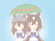 梅雨になるとよく見かける光景