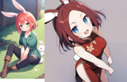 ウサギの女の子「ウェンディちゃん」　※AIバージョン