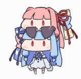 琴葉姉妹が歩いているだけのgif