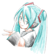 初音ミクのらくがき
