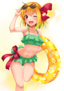 夏を満喫すルーミア