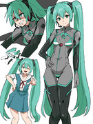 プラグスーツミク