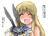 島風から服を借りた