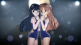 【MMD艦これ】夜の港でポーズ（rim式改変 荒潮＆朝潮 スク水Ver）