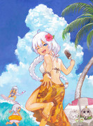 夏なんだなあかりちゃん。