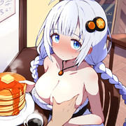 パンケーキ食べてる時におさわりされるあかりちゃん