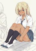 全校朝会でギャル崎さんのパンツ見てたら見つかった０２