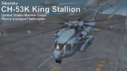 【MMDモデル更新】CH-53K King Stallion 輸送ヘリコプター ver1.1