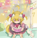頂き女子マニュアル読むリランちゃん