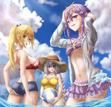 ゆづきずマキの海水浴