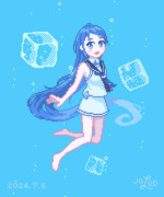 【艦これ】五月雨ちゃん【ドット絵】