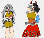 衣装交換潤美＆ネムノ