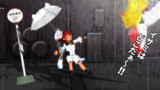 風雨をまき散らして去って行った変なロボ