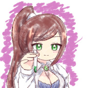 楠莉先輩衣装の騎士華先輩