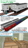 【MMDモデル配布あり】SR_CCTバン風貨車セット