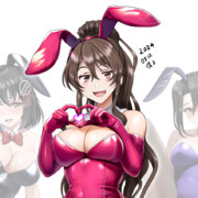 うさぎの皮を被った足柄さん
