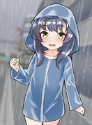 雨合羽な松輪ちゃん
