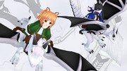 【リーア誕生祭2024】ファルナさんに乗って飛ぶ練習中【MMD】