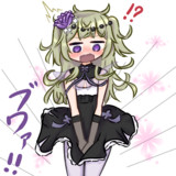 スカートひらり