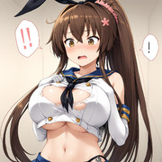 大破した島風（の服）