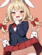 ウサギの女の子「パシフィカちゃん」　※パンツを穿いていないバージョン