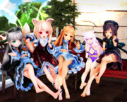 【今日のレア様】おみあしさん達の お話会だよ…♡
