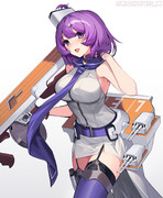 サラの艤装を借りたレキシントン…