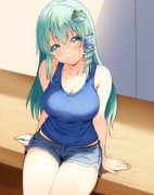 夏着な早苗