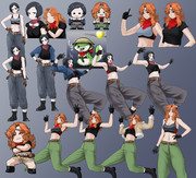 モジャクロ戦闘記　第81回でつかった立ち絵