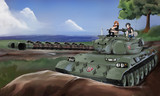 モジャクロ戦闘記　第81回で使った戦車絵