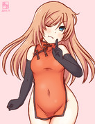 わんどろチャイナドレスのサーモン