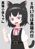 【8/17は黒猫の日】黒猫小夜ちゃん