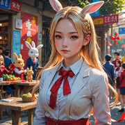 ウサギの女の子「パシフィカちゃん」　※AIバージョン