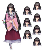 蓬莱山輝夜　立ち絵素材