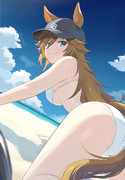 【ウマ娘】ビーチフラッグキャップビー