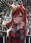 打ち上げ花火は下から見るか横から見るか悩むけど、お嫁さんの顔は隣で見つめるに限るよね