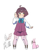 『沖姉にメガネをもらった岸波ちゃん』