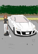 彼女の愛車はRX-8