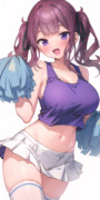 応援してくれる花梨先輩！