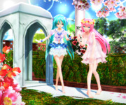 【今日のYYBルカさん】お気に入りの 中庭…♡