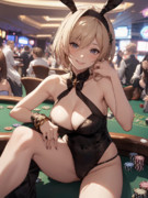 カジノで「裏サービス」を持ちかけてくるバニーガールのジータちゃん