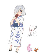 浜風『お祭りというものは、大変美味しいものですね！』